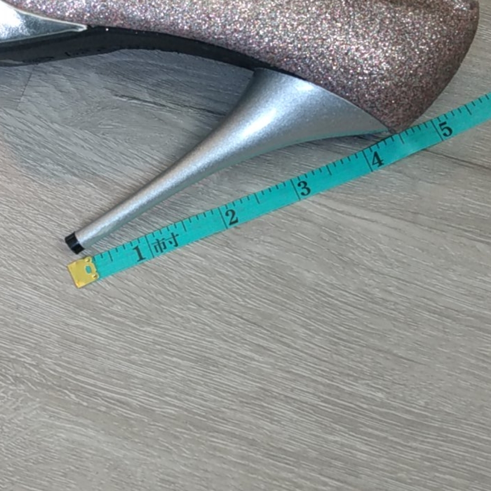 BAMBOO glitter Pink pumps sz 8,5 - Picture 8 of 8